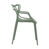 Kartell 586514 Masters Chaise Plastique Vert Sauge