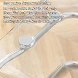 Chaise de salle à manger moderne en acrylique transparent avec cadre en métal, design minimaliste pour salle à manger, salon, bureau – Assise et dossier orange élégants