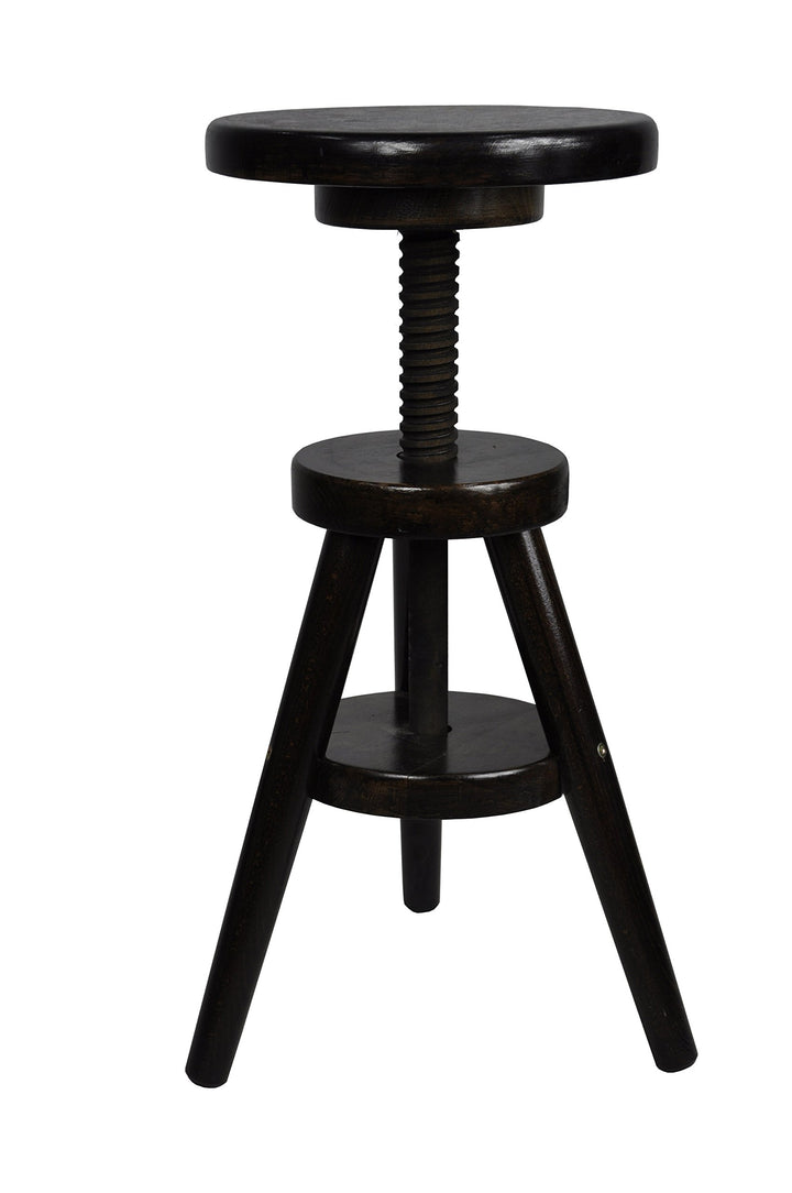 Magnetic Mobel Tabouret à vis Solide Petit déjeuner Cuisine Nouveau hêtre (Noyer)