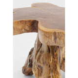 Kare Design Table d'appoint Tree, Bois Massif, Nature-Marron, Grand, Deco Intérieur, Decoration Chambre, Salon, Couloir, Maison, 40x50x50cm