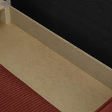 HOMIFAB Canapé d'angle Convertible réversible 4 Places avec Coffre de Rangement en Velours côtelé Rouille - Livia, 240 x 101/154 x 84 cm