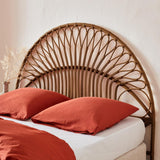 Alice's Garden sweeek - Tête de lit en rotin foncé. L 160 x P3 x H130cm