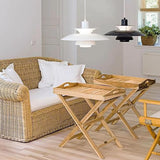 Lustre Minimaliste Moderne, Style Nordique, Suspension Danoise PH5 avec Abat-Jour Imitation OVNI, Luminaires Suspendus Au Plafond pour Chambre à Coucher Salon Salle à Manger Cuisine(50cm,White 2)