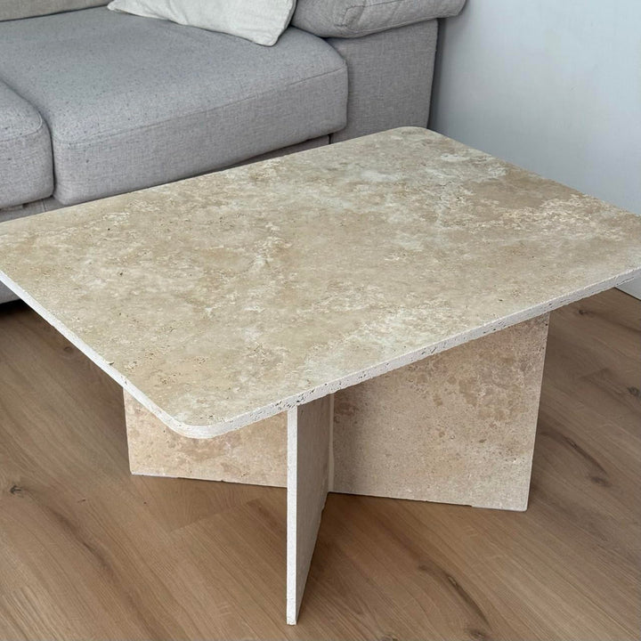 Table basse travertin 