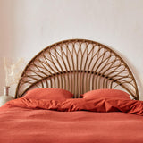 Alice's Garden sweeek - Tête de lit en rotin foncé. L 160 x P3 x H130cm