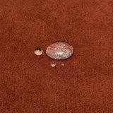 Atmosphera - Canapé 3 Places Candice Orange Ambre, Tissu Velours Déperlant, 194 cm, Fabriqué en France - pour Salon, Séjour