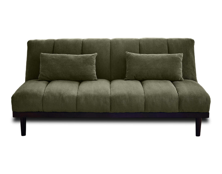 BestMobilier Samarra - canapé Convertible clic-clac 2 Places - Velours côtelé
