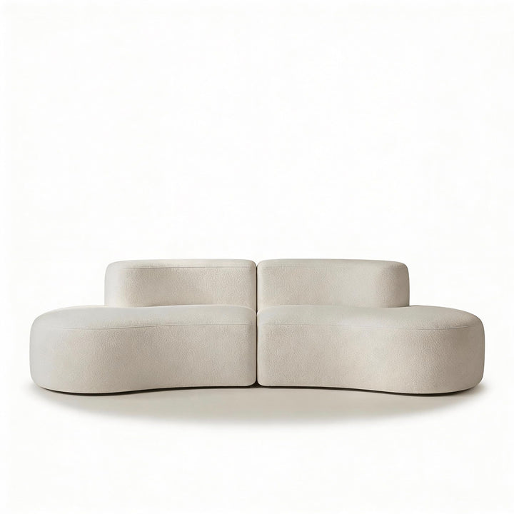 Coco Living Lounge Double | Canapé 3 Places Design | Formes Courbes Modernes | Confort Premium pour Salon et Appartement | 240 x 102 x 60 cm (Blanc) Coco Living Lounge Double | Canapé 3 Places Design | Formes Courbes Modernes | Confort Premium pour Salon et Appartement | 240 x 102 x 60 cm (Blanc)
