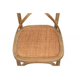 Biscottini 2 Chaise Salle a Manger Bois 86x42x46 cm - Chaise rotin Salle à Manger et Chaise de Cuisine - Chaise bistrot Bois - Chaise Bois bistrot