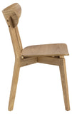 AC Design Furniture Roxanne Chaise de Salle à Manger, Bois, chêne, H: 79,5 x B: 45 x T: 55 cm, Beige