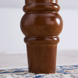 Table de Bureau Bois de caoutchouc stable PC Bureau à la maison Bureau avec 2 tiroirs de stockage Table d'étude de style de campagne simple, brun rustique Bureau d'ordinateur ( Color : 0.8 meters )