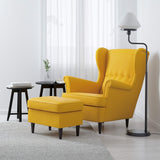 IKEA Strandmon Fauteuil à oreilles Skiftebo Jaune