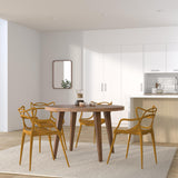 Kartell 586516 Chaise Masters (Moutarde) Bois