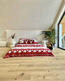 Beliani Table d'Appoint Effet Terrazzo Forme Contournée Ronde 52 cm Résistant Blanc Cassé Caffi