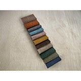 LOUNGITUDE Canapé Farah d'angle Max réversible et Convertible 5 Places en Velours côtelé