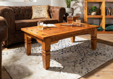 MASSIVMOEBEL24.DE Table Basse 110x60 Acacia laqué Miel Oxford #0428