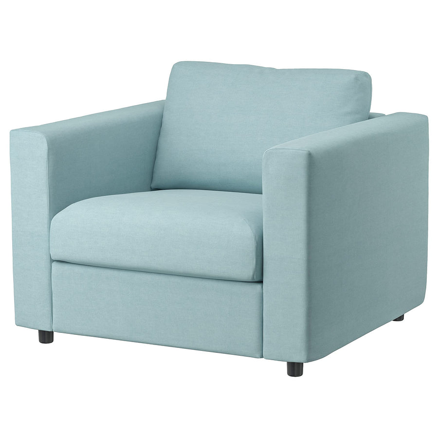 Ikea Fauteuil VIMLE Saxemara bleu clair