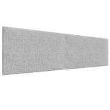 DHOME Tête de lit tapissée en lin naturel uni (lin perle, 180 cm, double (lits 180/190)