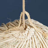 Suspension Naturelle Grande Hauteur Sous Plafond, Suspension en Rotin, Fait main (XXL 100cm)