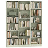 HOMCOM Bibliothèque 6 Niveaux 17 Compartiments 149 x 23,6 x 188 cm Vert