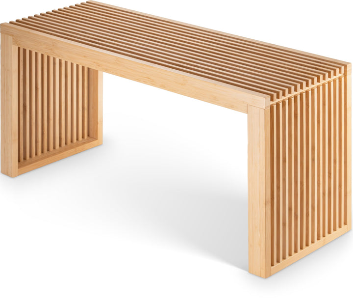 Banc en Bambou – Banc Entree & Banquette Bois Intérieur pour Salon, Chambre & Salle à Manger 90x33x43cm | Banquette en Bois, Assise d Banc en Bambou – Banc Entree & Banquette Bois Intérieur pour Salon, Chambre & Salle à Manger 90x33x43cm | Banquette en Bois, Assise d'entrée & Meuble de Lit | Capacité de Charge Jusqu'à 250 kg