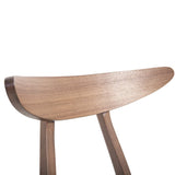 Lot 2 Chaises en Bois Foncé et Tissu Gris Design Intemporel pour Salle à Manger ou Cuisine Moderne ou Vintage Rétro Confort et Qualité Beliani
