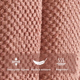 Ckaff Fauteuil de Salon avec Coussin, Fauteuil Coiffeuse avec Dossier Pétale, Chaise Coquillage avec Pied Bois Chaise Coiffeuse Coussin Confortable pour Salon Bureau Chambre (Rose, Lot de 1)