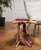 Kare Design Table d'appoint Tree, Bois Massif, Nature-Marron, Grand, Deco Intérieur, Decoration Chambre, Salon, Couloir, Maison, 40x50x50cm