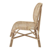 Bloomingville Fauteuil Lounge Roses Naturel en rotin