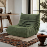 Togo Fauteuil de cheminée, fauteuil de sol avec dossier, canapé d'angle en mousse à mémoire de forme haute densité, confortable, fauteuil de lecture d'intérieur, pour salon, chambre à coucher, jeux et