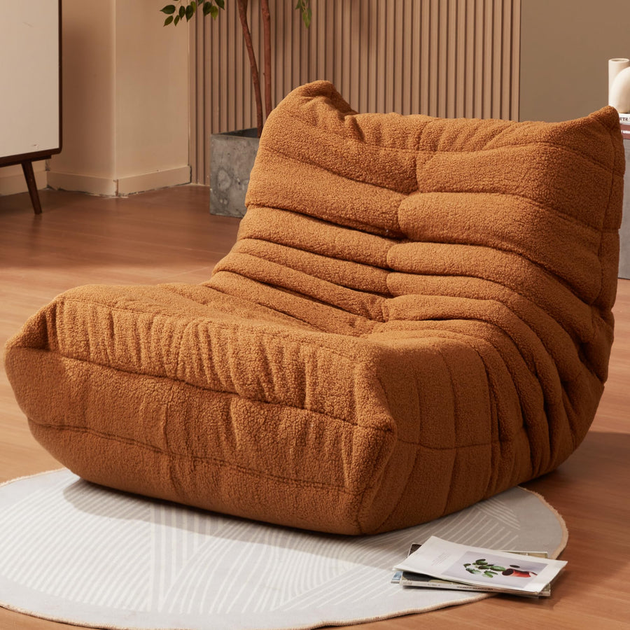 Pouf poire géant pour adultes en mousse à mémoire de forme en fausse fourrure pour le foyer, le salon, la chambre à coucher, le dortoir, le bureau (ours marron et marron) Pouf poire géant pour adultes en mousse à mémoire de forme en fausse fourrure pour le foyer, le salon, la chambre à coucher, le dortoir, le bureau (ours marron et marron)