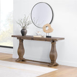 Martin Svensson Home Napa Table console avec couvercle rabattable Naturel