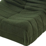 YGHQAP Canapé de Sol, Fauteuil Lounge Doux, Vert foncé, Chaise Togo Highback pour Salon, Chambre, Salon, Bureau (Vert Foncé)