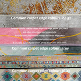 Rug-QJDDUP Rond Tapis de décoration,Black,Round 200 cm,Noir Gris Blanc Rayure Moderne, Tapis de Salon Grand Chambre Design Moderne Poil Court Doux,