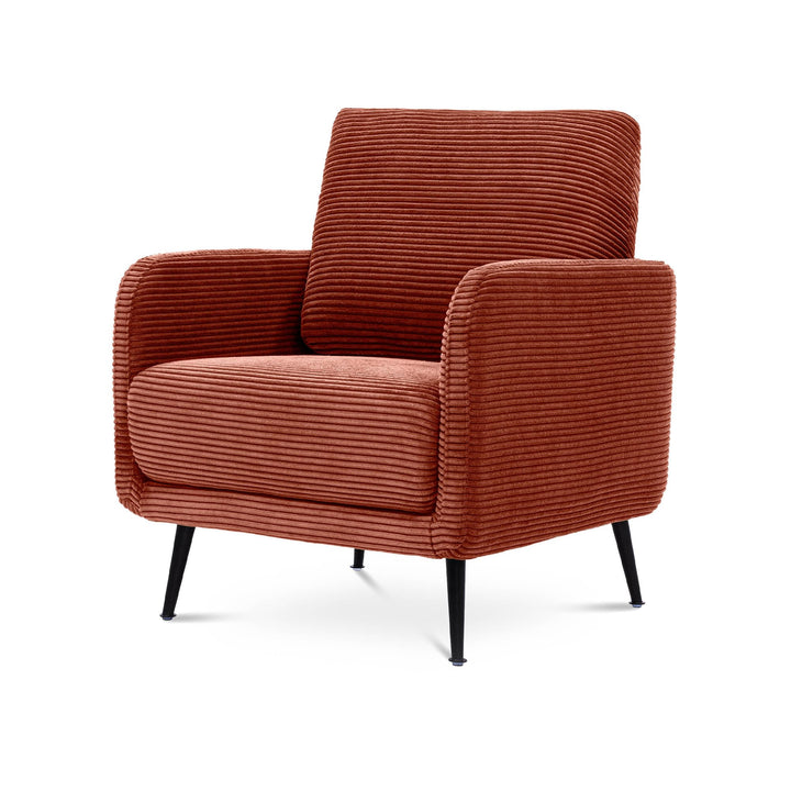 Sicaan Fauteuil Design Emma Velours Côtelé Terracotta – Fauteuil Moderne et Confortable – Assise Ergonomique Élégante pour Salon, Chambre ou Bureau – Style Contemporain Chic 71x75x81 cm Sicaan Fauteuil Design Emma Velours Côtelé Terracotta – Fauteuil Moderne et Confortable – Assise Ergonomique Élégante pour Salon, Chambre ou Bureau – Style Contemporain Chic 71x75x81 cm