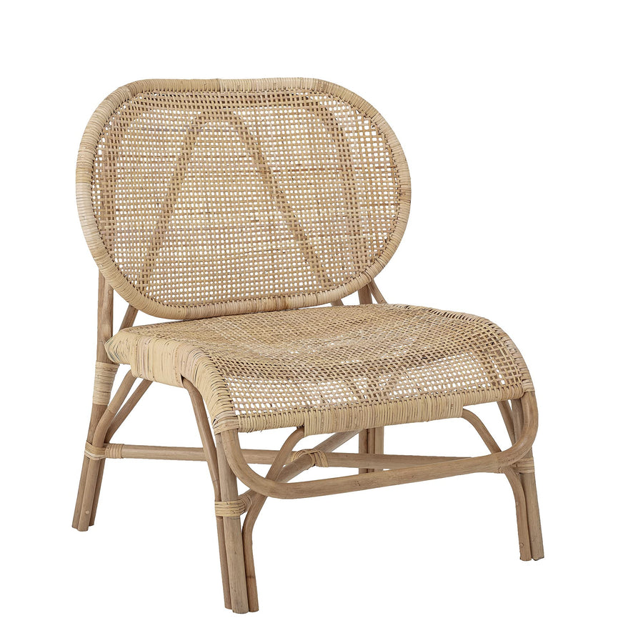 Bloomingville Fauteuil Lounge Roses Naturel en rotin