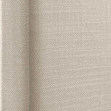 DHOME Tête de lit tapissée en lin naturel uni avec passepoil 160 x 105 cm avec pieds pour lits de 150/160 cm