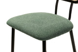 Adda Home Tabouret de Bar en Polyester Vert 45 x 56 x 109 cm