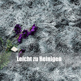 Swsen Tapis Salon Shaggy Longs Super Doux - Shaggy Tapis Moelleux Dessous Antidérapant - Tapis Chambre Lavable Moderne à Poils Longs 160x200 cm, Blanc