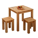 Krok Wood Table de Cuisine Bonn Bois de Massif (Hêtre, 75 x 75 x 75 cm)