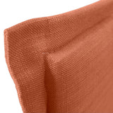 DHOME Tête de lit en Lin Naturel uni avec Bordures Tête de lit rembourrée Chambre à Coucher Moderne Top Trending (Orange, 160x105cm avec Pieds (Lits 150/160))