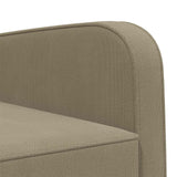 vidaXL Fauteuil Kaki Velours