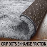 YUANWAN Tapis Shaggy Tapis Chambre 140 x 190 cm Longs Moelleux Antidérapant Intérieur Épais Tapis Salon à Poils Longs Tapis Moelleux Chambre pour Salon de Sol Grand Couloir, Rose