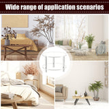 Table basse en acrylique – Tables basses rondes en verre | Table centrale ronde moderne | Décoration esthétique de la maison | Meubles modernes en acrylique pour la maison, le studio, l'hôtel et