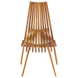 Lot de 2 Chaises Rustique de Jardin en Bois d'Acacia Extérieur Pliables Bellano