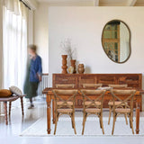 Biscottini Table à Manger Extensible 180x80x90 cm Made in Italy - Table Salle à Manger Extensible en Bois Massif - Table Bois Salle a Manger