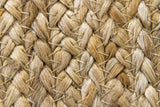 HAMID - Tapis Jute Naturel, Jute Alhambra Rond, Tressé à la Main, Tapis 100% Fibre de Jute pour Salon, Chambre, Décoration, (200x200cm)