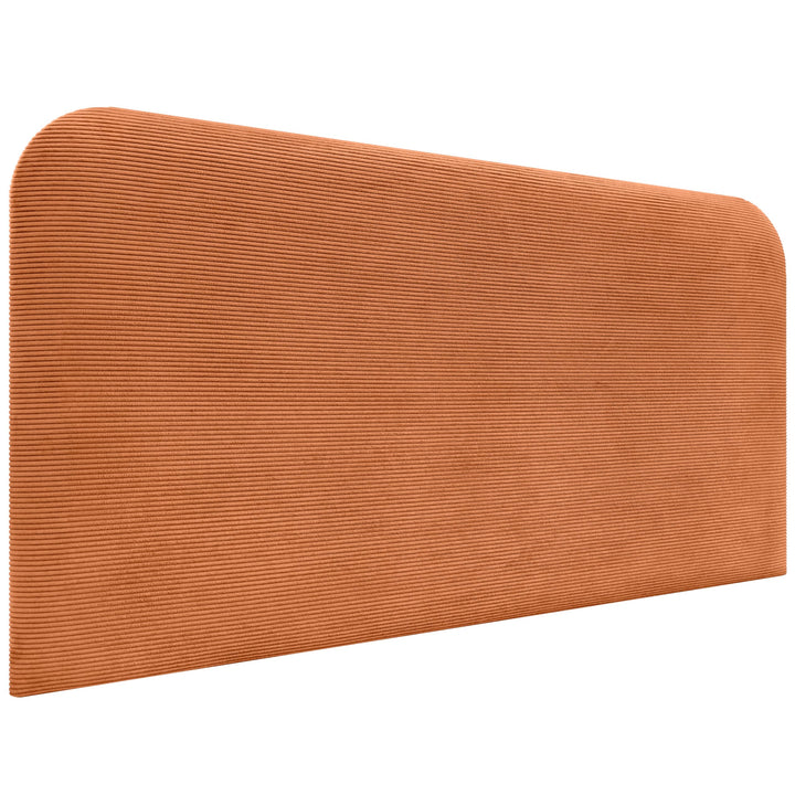 DHOME Tête de Lit Rembourrée Lisse et Courbée 70cm en Velours Côtelé Premium pour Mur Acoustiques Absorbantes Tête de Lit pour Chambre (Orange, 140cm) DHOME Tête de Lit Rembourrée Lisse et Courbée 70cm en Velours Côtelé Premium pour Mur Acoustiques Absorbantes Tête de Lit pour Chambre (Orange, 140cm)