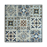 AXI Camilla Table De Bistrot Bleu - Mosaïque | Petite Table Basse, Design Carré, Carreaux en Céramique | Balcon, Terrasse Ou Balcon - Charge Max : 40 Kg / 60 X 60 X 75 Cm