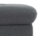 Tabouret Niko Grand Tabouret rembourré, Banc de pied Pouf Couleur au choix (Matana 17)